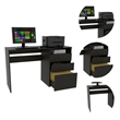 Boahaus Incheon Desk (Black Wengue)