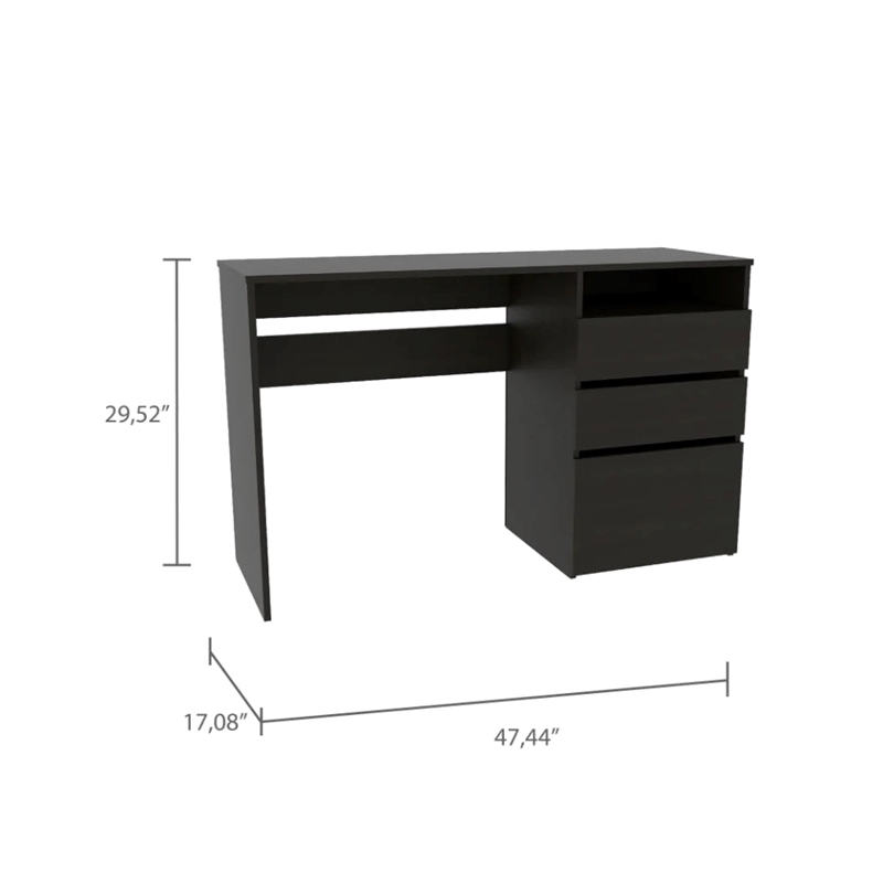 Boahaus Incheon Desk (Black Wengue)