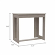 Boahaus Nanjing Desk (Light Gray)