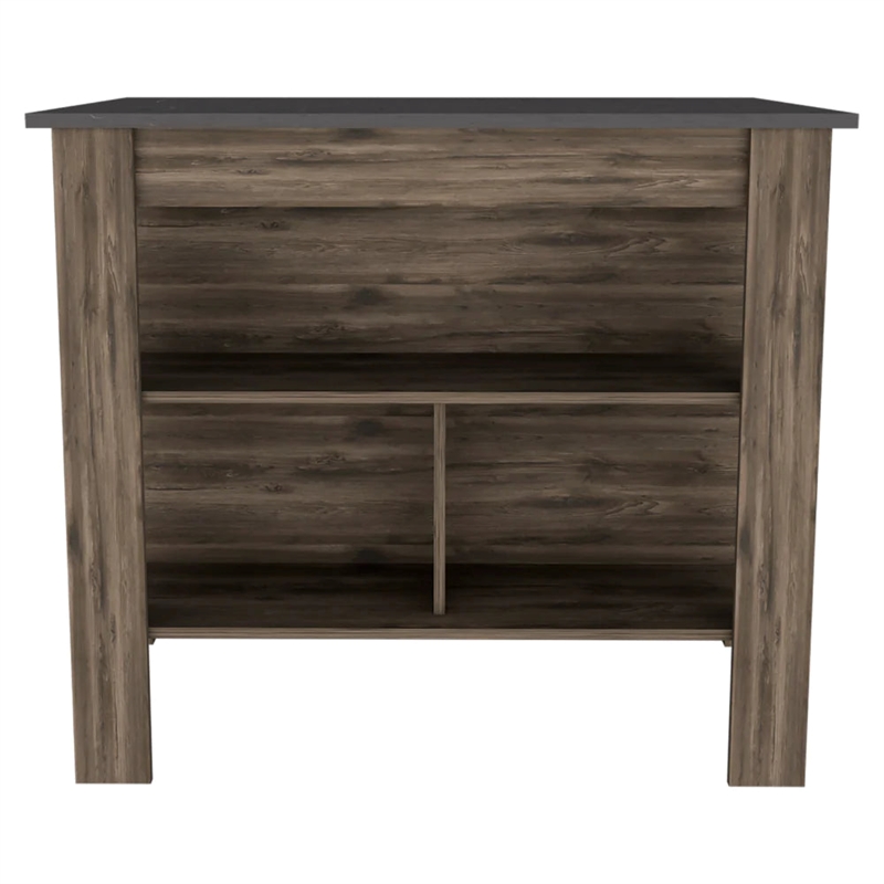 Boahaus Le Kitchen Island (Dark Brown / Onix )