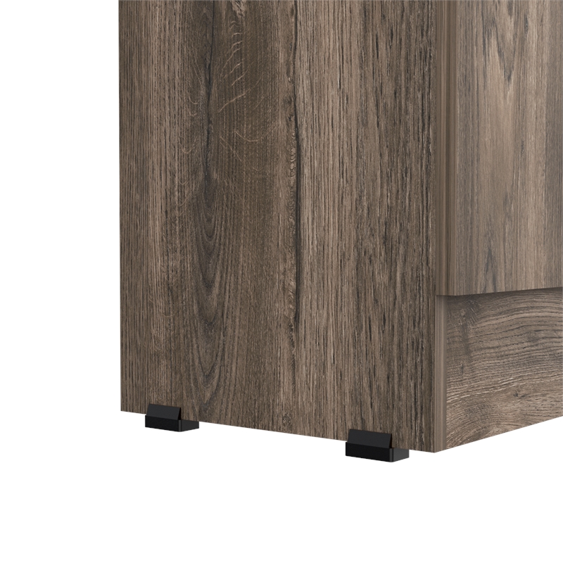Boahaus Cayenne Storage Cabinet (Dark Brown / Black Wengue)