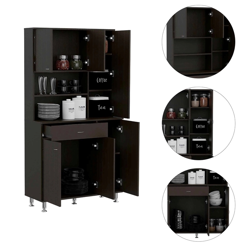 Boahaus Orange Pantry (Black Wengue)