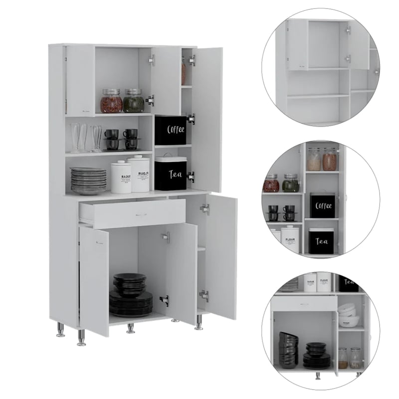Boahaus Orange Pantry (White)