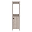 Boahaus Morden Tall Linen Cabinet (Gray)