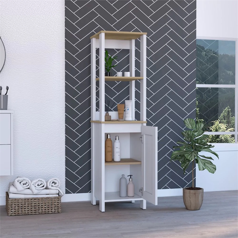 Boahaus Morden Tall Linen Cabinet (Multi-color)