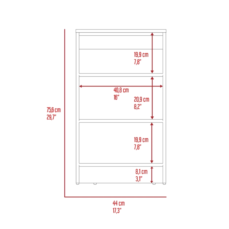 Boahaus Selkirk Tall Linen Cabinet (Multi-color)
