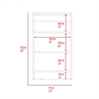 Boahaus Selkirk Tall Linen Cabinet (Multi-color)