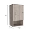 Boahaus Almada Medicine Cabinet  (Gray)
