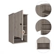 Boahaus Almada Medicine Cabinet  (Gray)