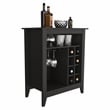 Boahaus Gibraltar Bar Cabinet (Black Wengue)