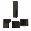 Boahaus Winchester Bar Cabinet (Black Wengue)