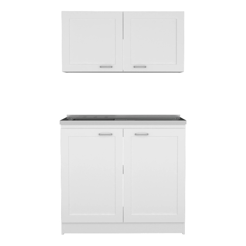 Boahaus Montauban Cabinet Set (White)