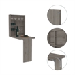 Boahaus Strasbourg Kitchen Foldable Stand (Light Gray)