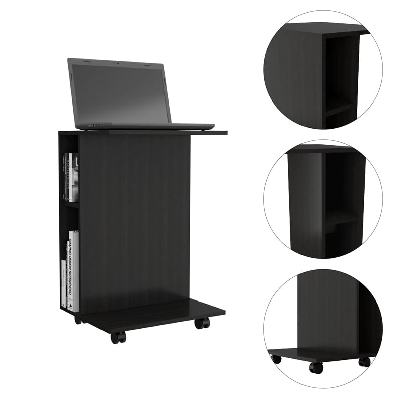 Boahaus Commarque Tray Table (Black Wengue)