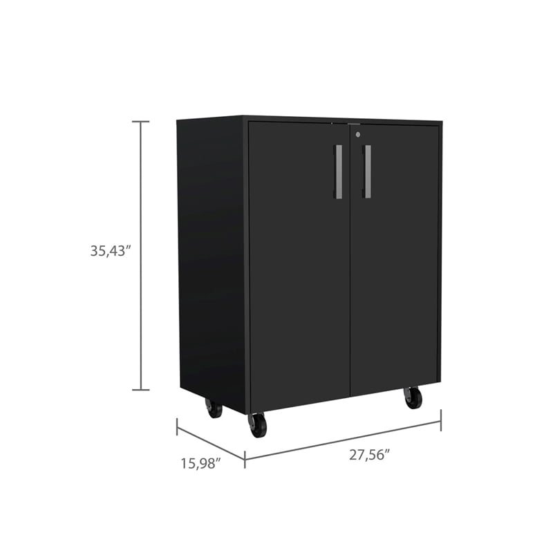 Boahaus Longmen Storage Cabinet (Black)