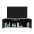 Boahaus Long Beach Tv Stand (Black Wengue)