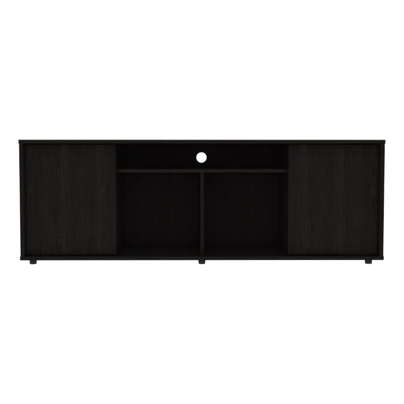 Boahaus Long Beach Tv Stand (Black Wengue)