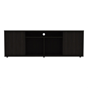 Boahaus Long Beach Tv Stand (Black Wengue)