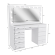 Boahaus Orla EXTRA LARGE Vanity Desk White 11 Drawers Basic Knobs