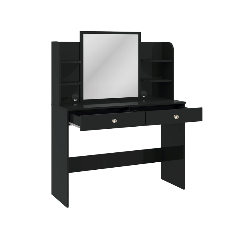 Boahaus Cixi Vanity Desk (Black)