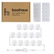 Boahaus Sophie Vanity Desk with Lights (Black)