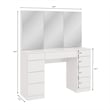 Boahaus Lily Vanity Desk (White)