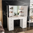 Boahaus Lily Vanity Desk (White)