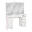 Boahaus Lily Vanity Desk (White)