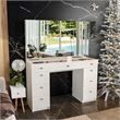 Boahaus Lily Vanity Desk (White)
