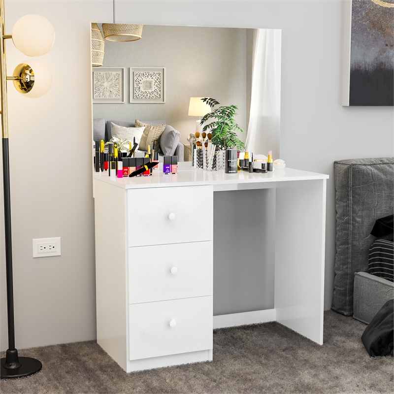 Boahaus Kira Vanity Desk (White)