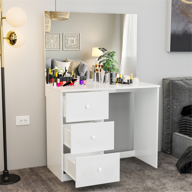 Boahaus Kira Vanity Desk (White)