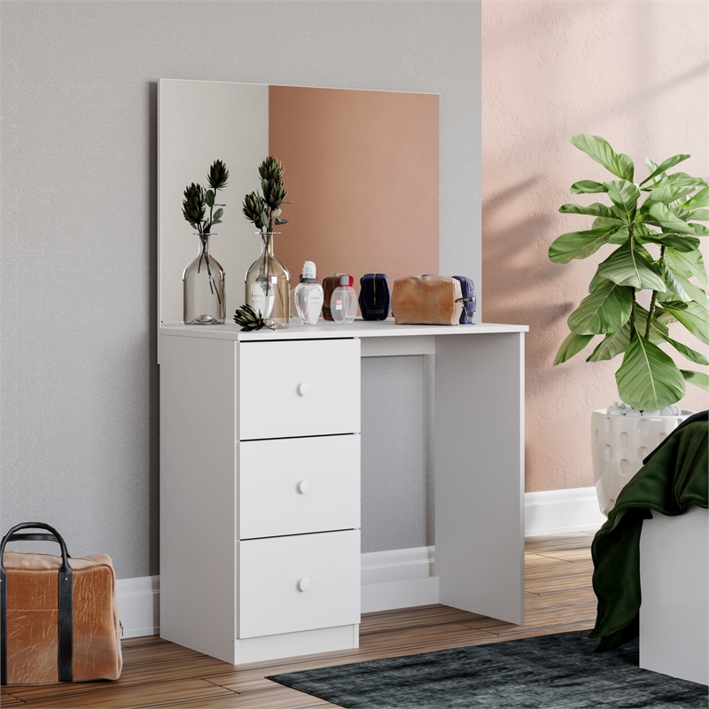 Boahaus Kira Vanity Desk (White)