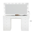 Boahaus Orla Vanity Desk (Crystal Ball Knobs)