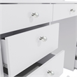 Boahaus Orla Vanity Desk (Crystal Ball Knobs)