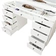 Boahaus Orla Vanity Desk (Crystal Knobs)