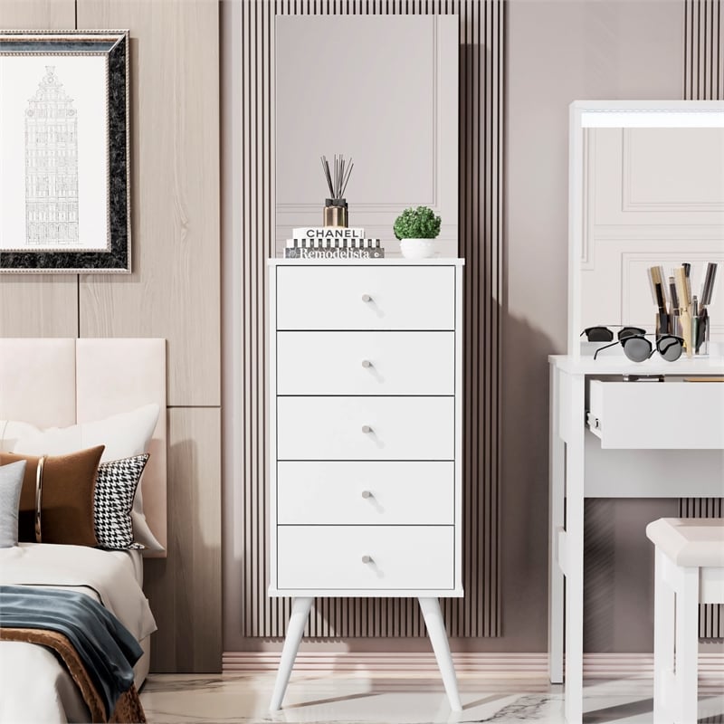 Boahaus Irene Dresser Chest (White)