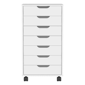 Boahaus Angelique 7-Drawer Chest (White)