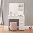 Boahaus Spes Makeup Vanity Table (White)