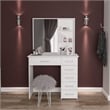 Boahaus Spes Makeup Vanity Table (White)