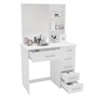 Boahaus Spes Makeup Vanity Table (White)