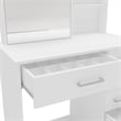 Boahaus Spes Makeup Vanity Table (White)