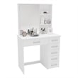 Boahaus Spes Makeup Vanity Table (White)