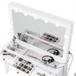 Boahaus Serena White Makeup Vanity (Gold Knobs)