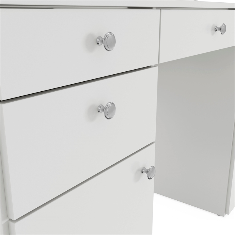 Boahaus Kiana Vanity Makeup Desk (Basic Knobs)