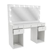 Boahaus Amira Vanity Makeup Desk (Basic Knobs)