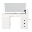 Boahaus Jezebel Vanity Makeup Desk (Golden Knobs)