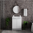 Boahaus Antheia White Modern Bathroom Vanity