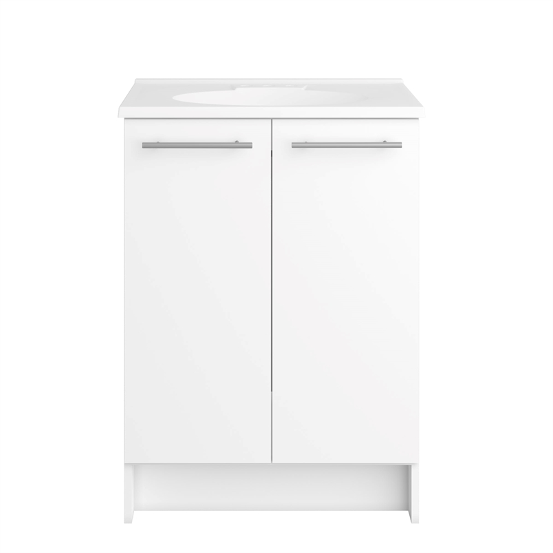 Boahaus Antheia White Modern Bathroom Vanity