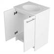 Boahaus Antheia White Modern Bathroom Vanity