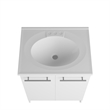 Boahaus Antheia White Modern Bathroom Vanity